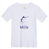 Jumping Marlin Short Sleeve Boys Shirt