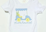 Golf Cart Applique Boy Shirt