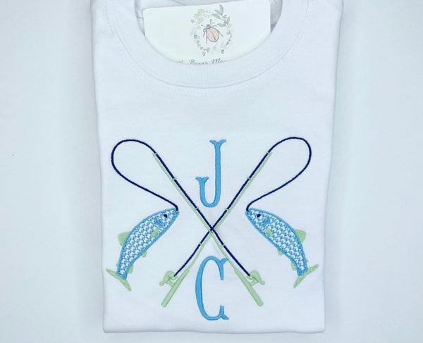 Chic Fishing Pole Shirt (Boy or Girl)