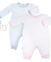 Pinstripe Romper w/ Trim Options