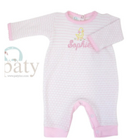 Pinstripe Romper w/ Trim Options