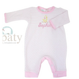 Pinstripe Romper w/ Trim Options
