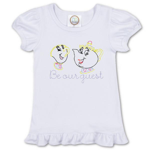 Be Our Guest Ruffle Shirt