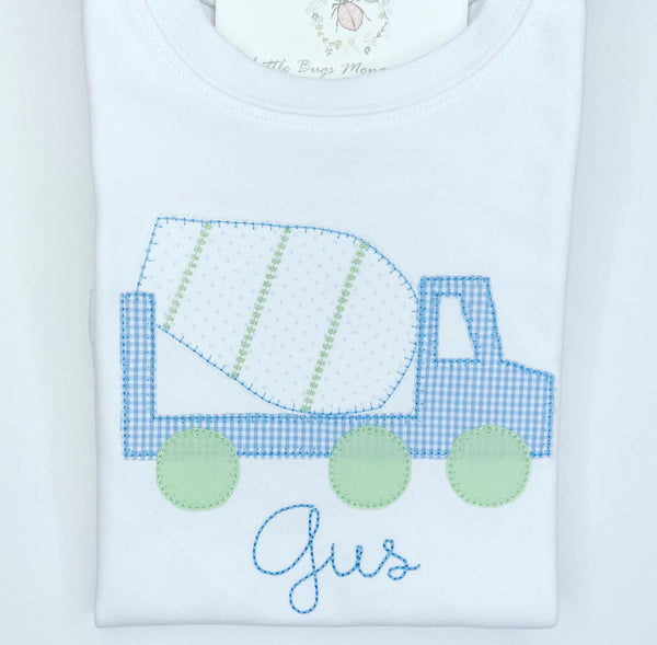 Cement Mixer Applique Shirt