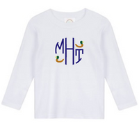 Mallards Round Monogram Shirt or Onesie