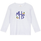 Mallards Round Monogram Shirt or Onesie