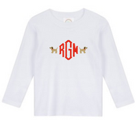 Puppies Monogram Boy Shirt