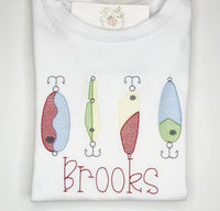 Fishing Lures Sketch Shirt